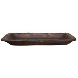 New primitive Treenware Shallow Tray with Handles